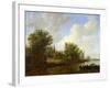 River Scene with a View of Overschie, 1651-Jan Van Goyen-Framed Giclee Print