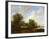 River Scene with a View of Overschie, 1651-Jan Van Goyen-Framed Giclee Print