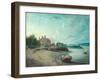 River Scene with Boats, 1815-Sir Augustus Wall Callcott-Framed Giclee Print