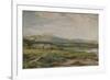 River Scene with Cottages, c1887-Thomas Collier-Framed Giclee Print