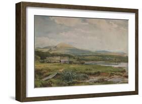 River Scene with Cottages, c1887-Thomas Collier-Framed Giclee Print