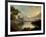 River Scene with Sea and Classical Ruins-Richard Wilson-Framed Giclee Print