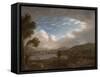 River Scene-John Warwick Smith-Framed Stretched Canvas