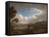 River Scene-John Warwick Smith-Framed Stretched Canvas