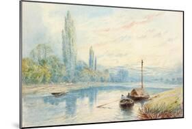 River Scene-Myles Birket Foster-Mounted Giclee Print