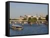 River Seine and Ile De La Cite, Paris, France, Europe-Pitamitz Sergio-Framed Stretched Canvas