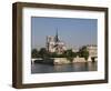 River Seine and Notre Dame Cathedral, Paris, France, Europe-Pitamitz Sergio-Framed Photographic Print