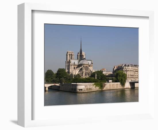 River Seine and Notre Dame Cathedral, Paris, France, Europe-Pitamitz Sergio-Framed Photographic Print