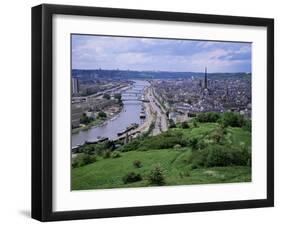 River Seine and Rouen, Seine Maritime, Haute Normandie (Normandy), France-Roy Rainford-Framed Photographic Print