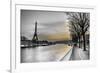 River Seine and The Eiffel Tower-Assaf Frank-Framed Photographic Print