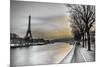 River Seine and The Eiffel Tower-Assaf Frank-Mounted Photographic Print