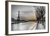 River Seine and The Eiffel Tower-Assaf Frank-Framed Photographic Print