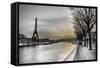 River Seine and The Eiffel Tower-Assaf Frank-Framed Stretched Canvas