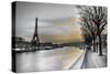 River Seine and The Eiffel Tower-Assaf Frank-Stretched Canvas