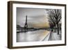 River Seine and The Eiffel Tower-Assaf Frank-Framed Photographic Print