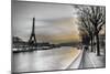 River Seine and The Eiffel Tower-Assaf Frank-Mounted Photographic Print