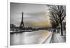 River Seine and The Eiffel Tower-Assaf Frank-Framed Photographic Print