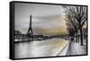 River Seine and The Eiffel Tower-Assaf Frank-Framed Stretched Canvas