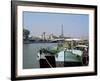 River Seine at Port Des Champs Elysees, Paris, France-Hans Peter Merten-Framed Photographic Print