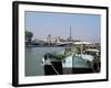 River Seine at Port Des Champs Elysees, Paris, France-Hans Peter Merten-Framed Photographic Print