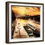 River Seine at Sunset I-Alan Hausenflock-Framed Photo