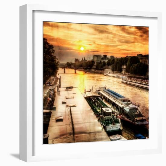 River Seine at Sunset I-Alan Hausenflock-Framed Photo