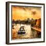 River Seine at Sunset II-Alan Hausenflock-Framed Photo