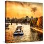 River Seine at Sunset II-Alan Hausenflock-Stretched Canvas