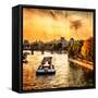 River Seine at Sunset II-Alan Hausenflock-Framed Stretched Canvas