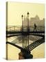 River Seine, Paris, France-Jon Arnold-Stretched Canvas