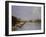 River Seine, Paris (Oil on Canvas)-Antoine Vollon-Framed Giclee Print