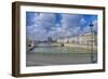 River Seine-Cora Niele-Framed Giclee Print