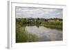 River Severn and the Malvern Hills, Near Kempsey, Worcestershire, England, United Kingdom, Europe-Stuart Black-Framed Photographic Print