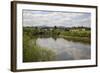 River Severn and the Malvern Hills, Near Kempsey, Worcestershire, England, United Kingdom, Europe-Stuart Black-Framed Photographic Print