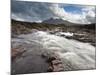 River Sligachan Tumbling over Rocks with Sgurr Nan Gillean in Distance, Glen Sligachan, Isle of Sky-Lee Frost-Mounted Photographic Print