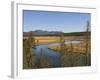 River Snaking Through the Meadows, Yellowstone National Park, Wyoming, USA-Tom Norring-Framed Photographic Print