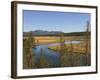 River Snaking Through the Meadows, Yellowstone National Park, Wyoming, USA-Tom Norring-Framed Photographic Print