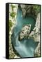 River Soca Flowing Through Velika Korita Showing Erosion, Triglav National Park, Slovenia, June-Zupanc-Framed Stretched Canvas