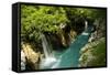 River Soca Flowing Through Velika Korita, Triglav National Park, Slovenia, June 2009-Zupanc-Framed Stretched Canvas