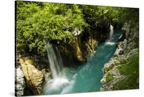 River Soca Flowing Through Velika Korita, Triglav National Park, Slovenia, June 2009-Zupanc-Stretched Canvas