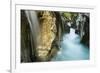 River Soca Flowing Through Velika Korita with Waterfalls, Triglav National Park, Slovenia, June-Zupanc-Framed Photographic Print