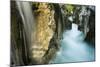 River Soca Flowing Through Velika Korita with Waterfalls, Triglav National Park, Slovenia, June-Zupanc-Mounted Photographic Print