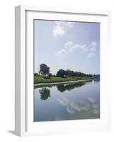 River Somme, St. Valery Sur Somme, Picardy, France-David Hughes-Framed Photographic Print