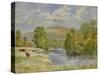 River Spey, Kinrara, 1989-Tim Scott Bolton-Stretched Canvas