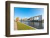 River Spree and Bundeskanzleramt in Berlin, Germany-paul prescott-Framed Photographic Print