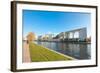 River Spree and Bundeskanzleramt in Berlin, Germany-paul prescott-Framed Photographic Print