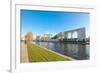 River Spree and Bundeskanzleramt in Berlin, Germany-paul prescott-Framed Photographic Print