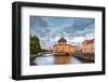 River Spree, Bode Museum and TV tower, Museum Island, Berlin, Germany-Sabine Lubenow-Framed Photographic Print