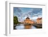 River Spree, Bode Museum and TV tower, Museum Island, Berlin, Germany-Sabine Lubenow-Framed Photographic Print