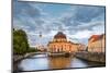 River Spree, Bode Museum and TV tower, Museum Island, Berlin, Germany-Sabine Lubenow-Mounted Photographic Print